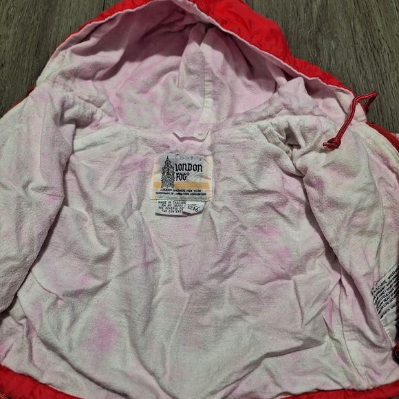 Vintage London Fog Infant Jacket Coat Hearts 12 Months - Picture 4 of 7